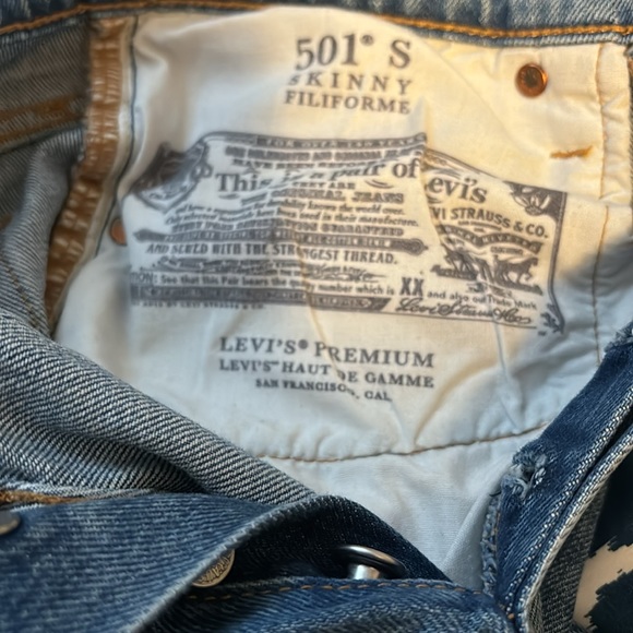 Levi’s 501s Skinny Filforme - Picture 4 of 5